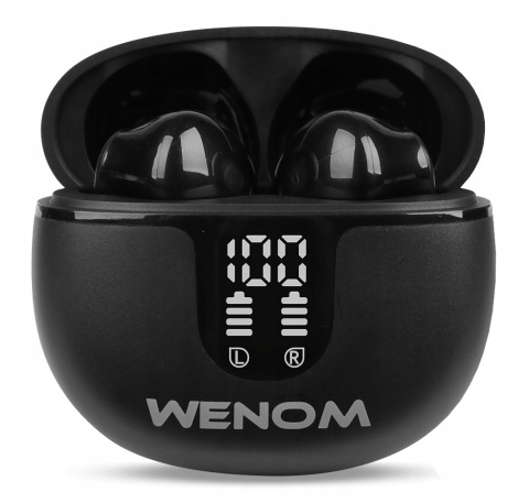 BEZPRZEWODOWE SŁUCHAWKI DOKANAŁOWE WENOM WGM 14 PRO TWS DOSKONAŁE DO SPORTU