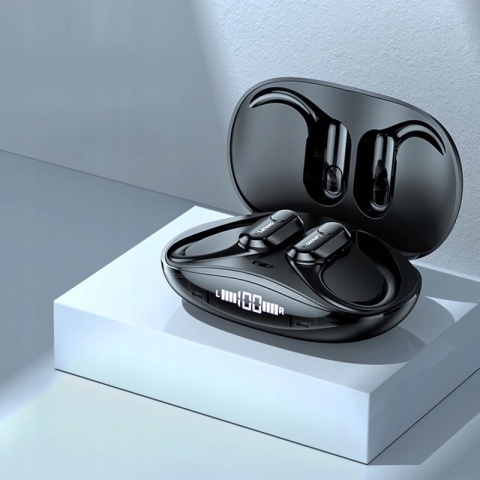 BEZPRZEWODOWE SŁUCHAWKI DOUSZNE ZAUSZNE LENOVO XT80 CZARNE WODOODPORNE IPX7