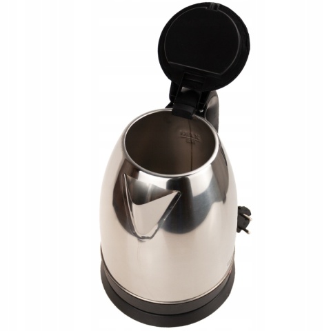 CZAJNIK ELEKTRYCZNY BEZPRZEWODOWY 2 STAL INOX 1500w duży srebrny