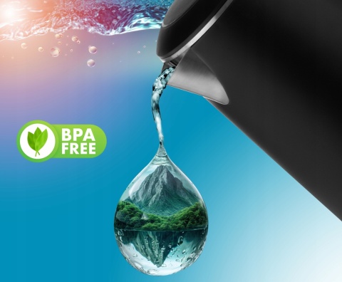 CZAJNIK ELEKTRYCZNY REGULACJA BEZPRZEWODOWY DOTYKOWY CZYSZCZENIE 1,6L