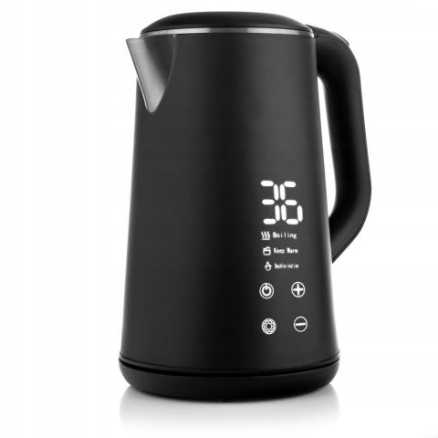 CZAJNIK ELEKTRYCZNY REGULACJA BEZPRZEWODOWY DOTYKOWY CZYSZCZENIE 1,6L