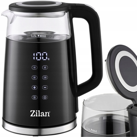 CZAJNIK ELEKTRYCZNY REGULACJA TEMPERATURY DIGITAL 40°C - 100°C 1,7L 2200W