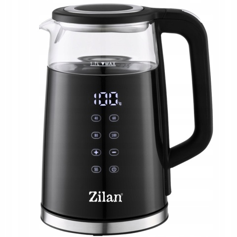 CZAJNIK ELEKTRYCZNY REGULACJA TEMPERATURY DIGITAL 40°C - 100°C 1,7L 2200W