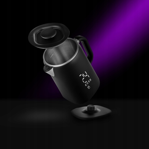 CZAJNIK ELEKTRYCZNY SZKLANY BEZPRZEWODOWY PODŚWIETLANY Z DIODĄ LED 1,7L