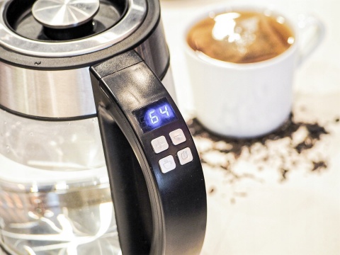 CZAJNIK ELEKTRYCZNY SZKLANY Z PODŚWIETLENIEM MOCNY 2200W BEZPRZEWODOWY 1,7L