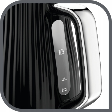 CZAJNIK ELEKTRYCZNY TEFAL KO2508 LOFT CZARNY 1,7L 2400W