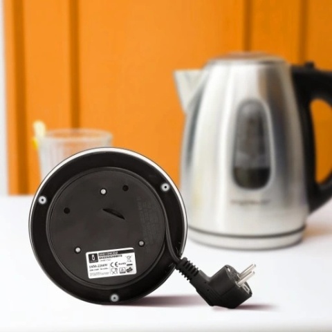 CZAJNIK ELEKTRYCZNY ZE STALI NIERDZEWNEJ 1,7L 2200 W LED BEZPRZEWODOWY