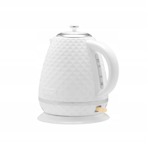 CZAJNIK ELEKTRYCZNY ZELMER ZCK7635W ONYX 1,7L OBROTOWA PODSTAWA BIAŁY 2200W
