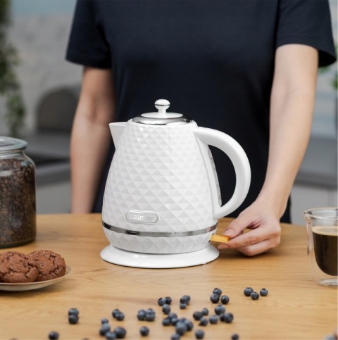 CZAJNIK ELEKTRYCZNY ZELMER ZCK7635W ONYX 1,7L OBROTOWA PODSTAWA BIAŁY 2200W