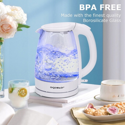 Czajnik elektryczny Aigostar EVE 30 GON 2200 W biały