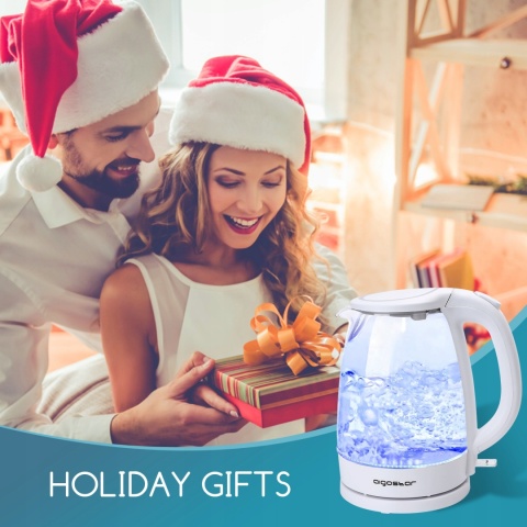 Czajnik elektryczny Aigostar EVE 30 GON 2200 W biały