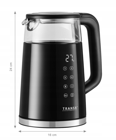 Czajnik elektryczny Regulacja Temperatury DOTYKOWY PANEL MultiTouch 1,7 L