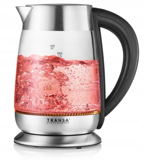 Czajnik elektryczny SZKLANY REGULACJA TEMPERATURY LCD DOTYKOWY PANEL 1,8 L