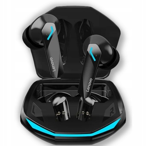 DOKANAŁAOWE SŁUCHAWKI BEZPRZEWODOWE LENOVO GM2 PRO IDEALNE DO GRY POWERBANK