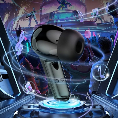 DOKANAŁAOWE SŁUCHAWKI BEZPRZEWODOWE LENOVO GM2 PRO IDEALNE DO GRY POWERBANK