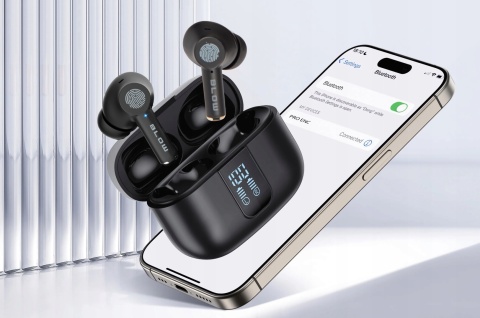 DOKANAŁOWE SŁUCHAWKI BEZPRZEWODOWE PRO ENC BLUETOOTH 5.3 USB-C POWERBANK