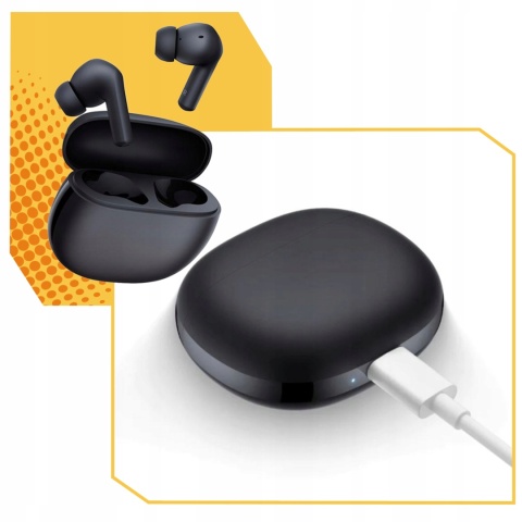 DOSKONAŁE BEZPRZEWODOWE SŁUCHAWKI DOKANAŁOWE XIAOMI REDMI BUDS 4 ACTIVE