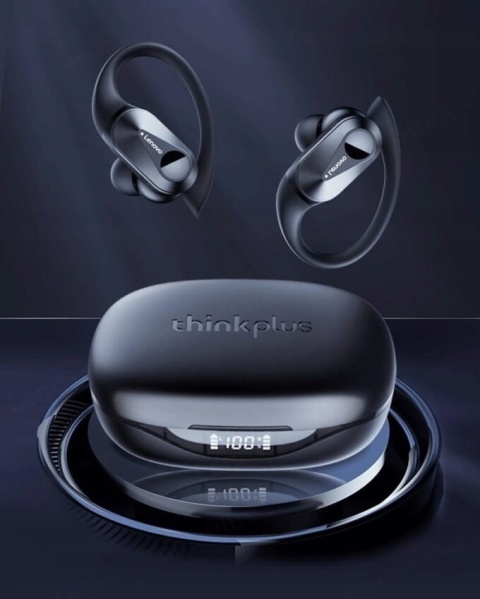 DOUSZNE BEZPRZEWODOWE SŁUCHAWKI LP75 Z FUNKCJĄ BLUETOOTH ETUI ŁADUJĄCE -40H