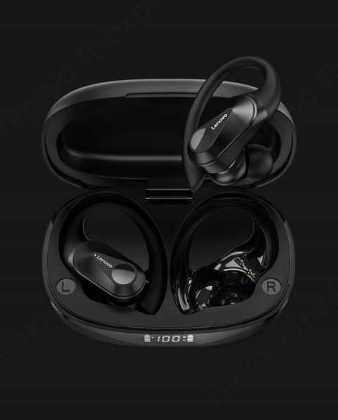 DOUSZNE BEZPRZEWODOWE SŁUCHAWKI LP75 Z FUNKCJĄ BLUETOOTH ETUI ŁADUJĄCE -40H