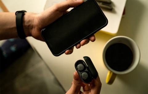 DOUSZNE SŁUCHAWKI BEZPRZEWODOWE MIKROFON BLUETHOOT ETUI CZARNY EDIFIER X3