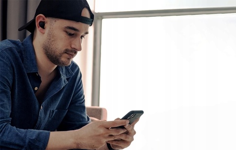 DOUSZNE SŁUCHAWKI BEZPRZEWODOWE MIKROFON BLUETHOOT ETUI CZARNY EDIFIER X3