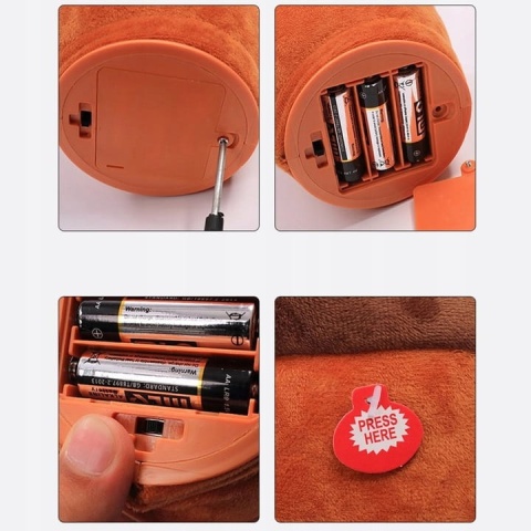 INTERAKTYWNA ZABAWKA TAŃCZĄCA GĘŚ PLUSZOWA Z MUZYKĄ I NAGRYWANIEM 33CM LED