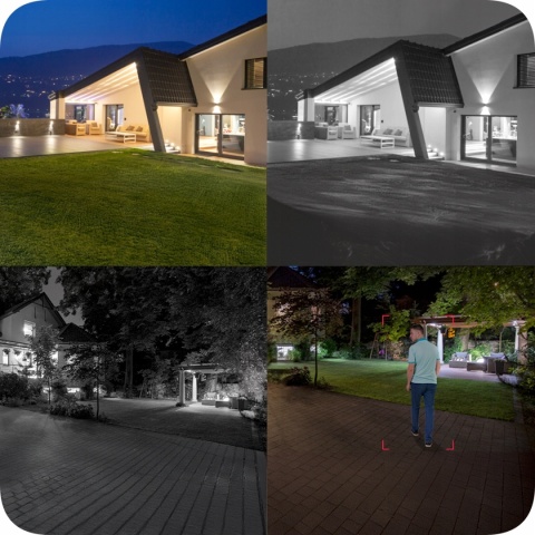 KAMERA IP WIFI 4MPX PTZ 2560X1440 ZOOM PODCZERWIEŃ X5 IR LED IP65 - LUXTORN