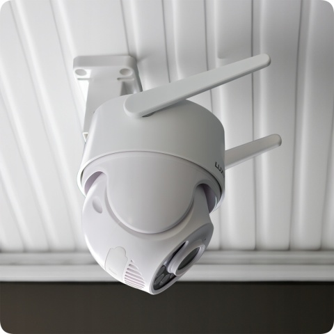 KAMERA IP WIFI 4MPX PTZ 2560X1440 ZOOM PODCZERWIEŃ X5 IR LED IP65 - LUXTORN