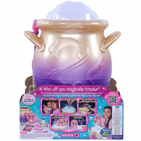 KOCIOŁEK MAGIC MIXIES MAGIC CAULDRON 24CM: TWÓRZ MAGICZNE STWORZENIA Z MGŁY