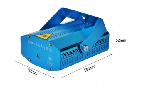 LASER projektor disco DYSKOTEKOWY lampa 3d DISCO stroboskop imprezowy