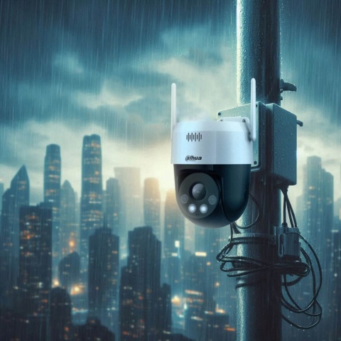 OBROTOWA KAMERA WIFI ZEWNĘTRZNA DAHUA 5MPX 2K+ Z DETEKCJĄ LUDZI I POJAZDÓW