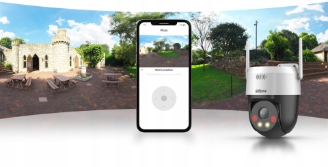 OBROTOWA KAMERA WIFI ZEWNĘTRZNA DAHUA 5MPX 2K+ Z DETEKCJĄ LUDZI I POJAZDÓW