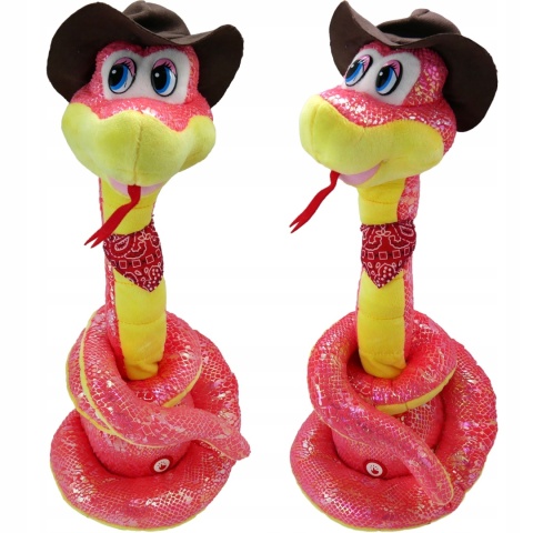 ŚPIEWAJĄCY TAŃCZĄCY KAKTUS WĄŻ: 60 PIOSENEK, POWTARZA, NAGRYWA, ŚWIECI