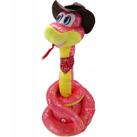 ŚPIEWAJĄCY TAŃCZĄCY KAKTUS WĄŻ: 60 PIOSENEK, POWTARZA, NAGRYWA, ŚWIECI