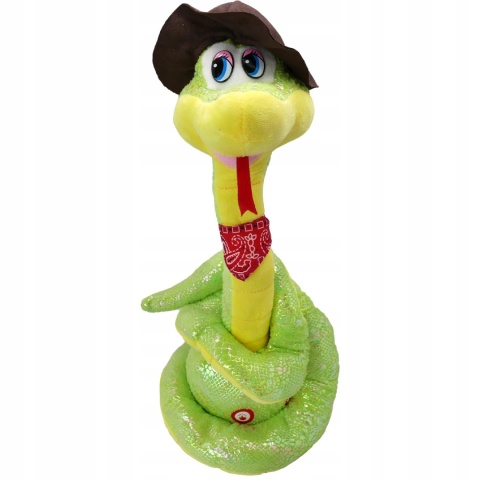 ŚPIEWAJĄCY TAŃCZĄCY KAKTUS WĄŻ: 60 PIOSENEK, POWTARZA, NAGRYWA, ŚWIECI