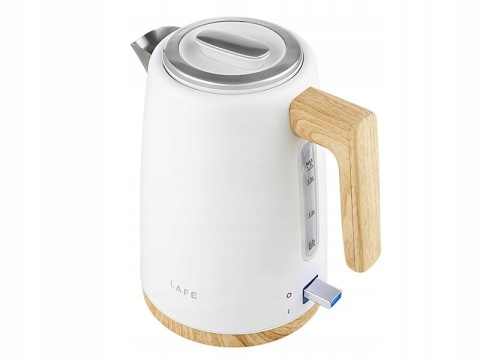 Czajnik elektryczny Lafe Scandi PRO 1,7L 2200W biały stalowy inox