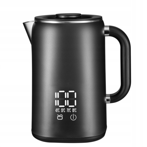 Czajnik elektryczny Lehmann Aqua Black 1,7L 1500W z regulacją temperatury