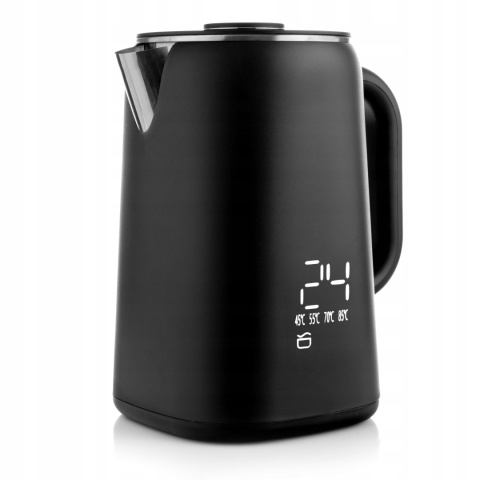 Czajnik elektryczny Lehmann Aqua Black 1,7L 1500W z regulacją temperatury