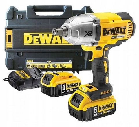DEWALT Klucz Udarowy 18V DCF899P2-QW z 2 Akumulatorami 5Ah 1650Nm