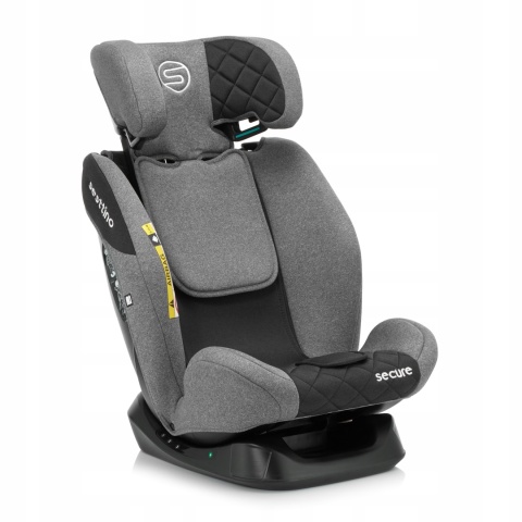 FOTELIK SAMOCHODOWY SECURE PRO SESTTINO 0-36KG I-SIZE 40-150CM Z DASZEK