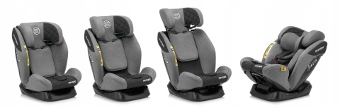 FOTELIK SAMOCHODOWY SECURE PRO SESTTINO 0-36KG I-SIZE 40-150CM Z DASZEK
