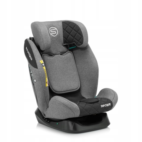 FOTELIK SAMOCHODOWY SECURE PRO SESTTINO 0-36KG I-SIZE 40-150CM Z DASZEK
