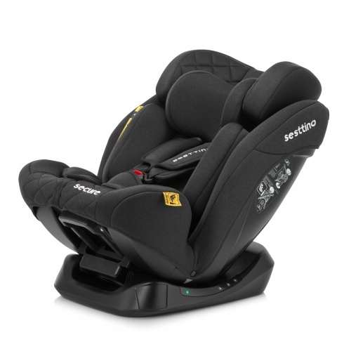 FOTELIK SAMOCHODOWY SESTTINO SECURE PRO I-SIZE 0-36KG Z DASZKIEM 40-150CM