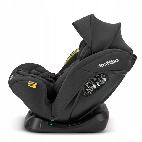 FOTELIK SAMOCHODOWY SESTTINO SECURE PRO I-SIZE 0-36KG Z DASZKIEM 40-150CM