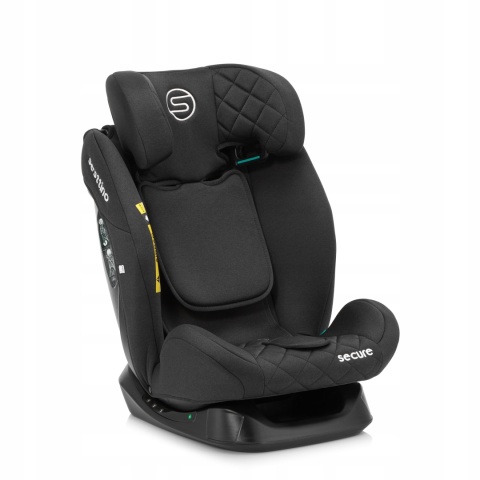 FOTELIK SAMOCHODOWY SESTTINO SECURE PRO I-SIZE 0-36KG Z DASZKIEM 40-150CM