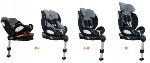 FOTELIK SAMOCHODOWY STARTBABY NEO 360° ISOFIX, JAZDA TYŁEM - DO 150 CM