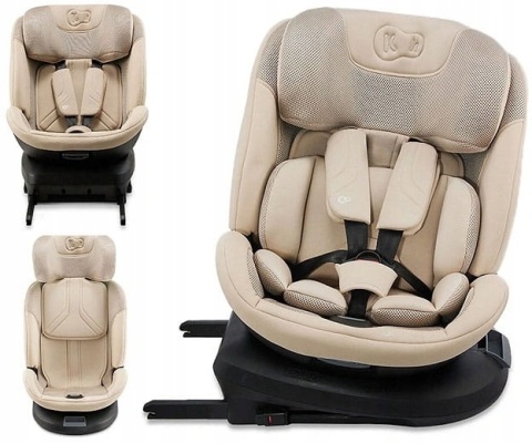 Fotelik samochodowy Kinderkraft Xpedition 3 i-Size 360° beżowy 0-36 kg