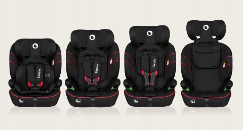 Fotelik samochodowy Lionelo Levi i-Size 9-36kg, regulacja 76-150cm
