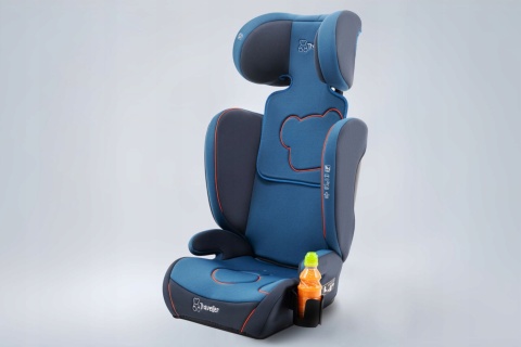 Fotelik samochodowy NICOLO 2w1 i-Size 100-150 cm + organizer TRAVELLER