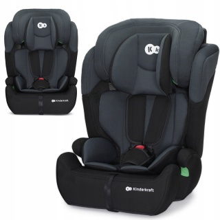Fotelik samochodowy i-Size Comfort Up 9-36 kg, czarny, łatwy montaż